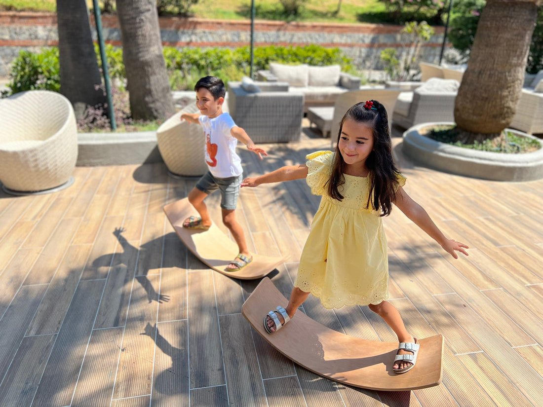 Wooden Balance Board for Toddlers